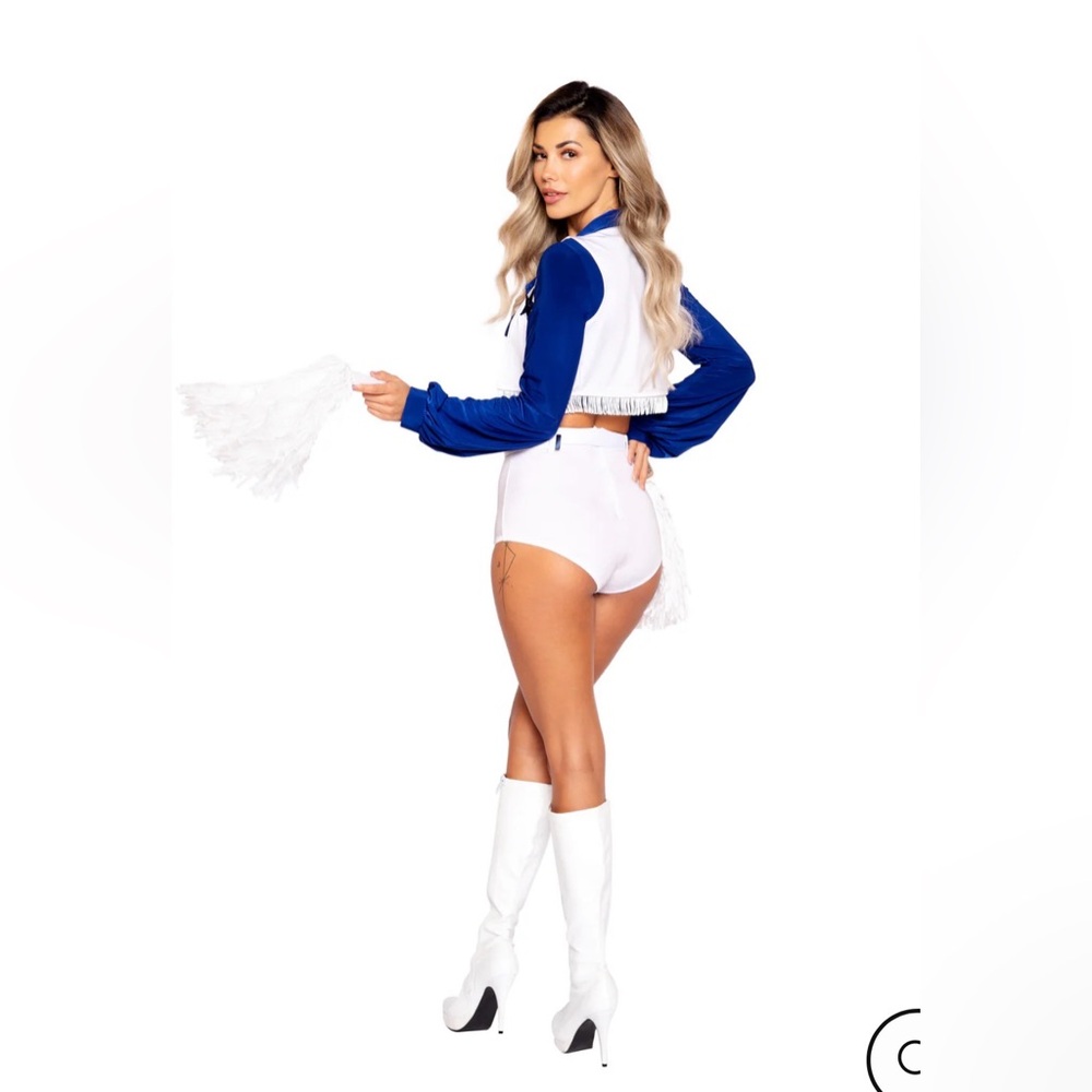DALLAS COWBOY CHEERLEADER Costume-Size Small - Picture 3 of 5